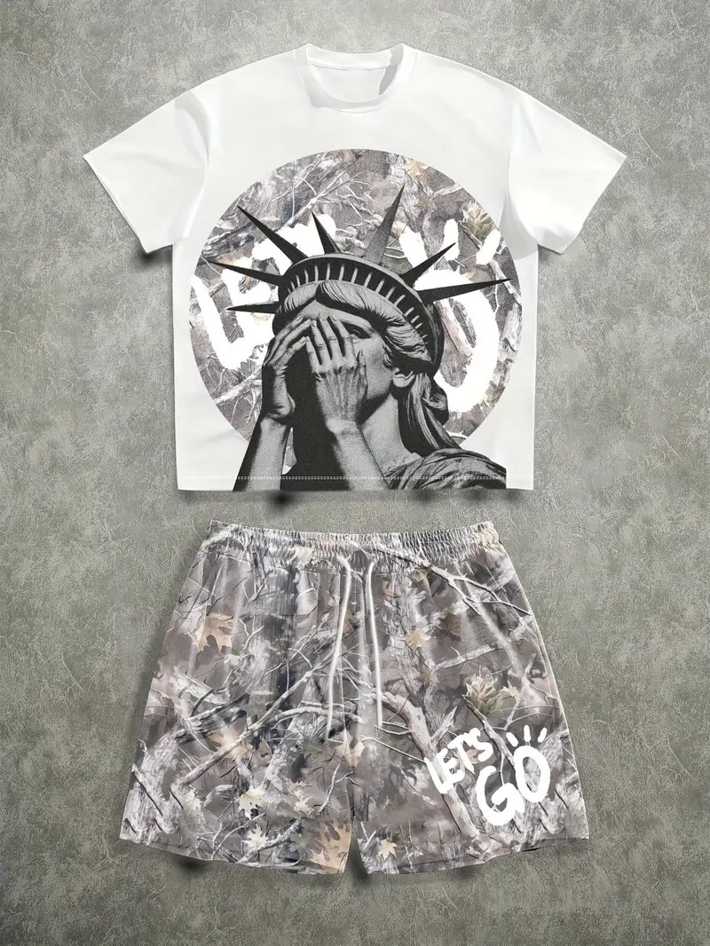Street Fashion In China - The 2026 Summer New men's Set