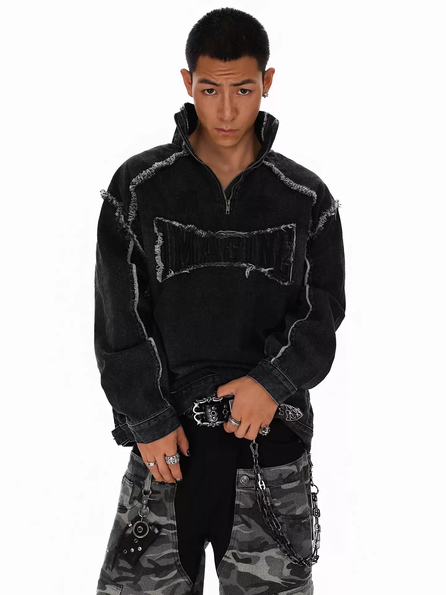 Street Fashion In China - American Style High Street Splicing For