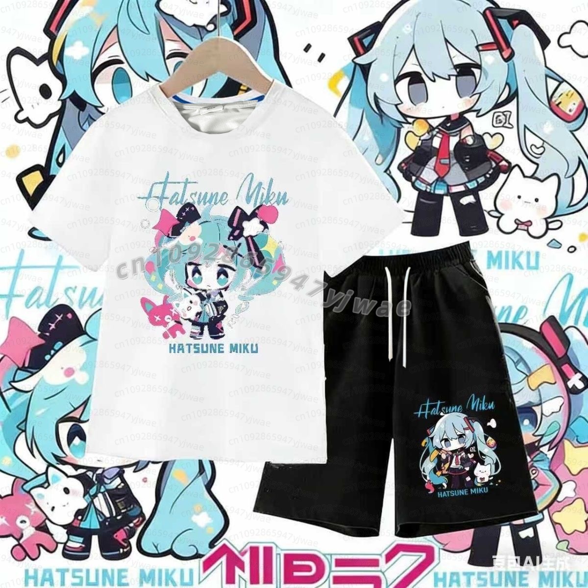 Street Fashion In China - Japanese Anime Hatsune Miku Men's t-shirts