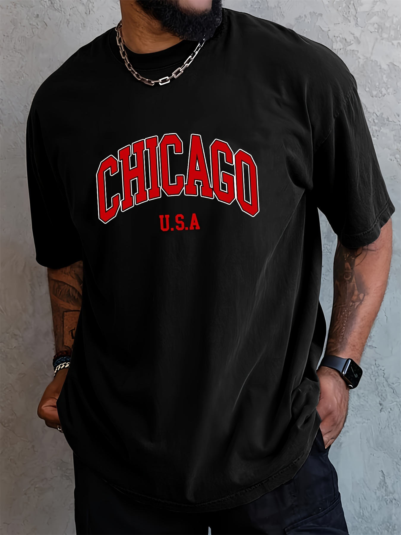 Street Fashion Chicago - Men's summer 100 cotton fashionable casual