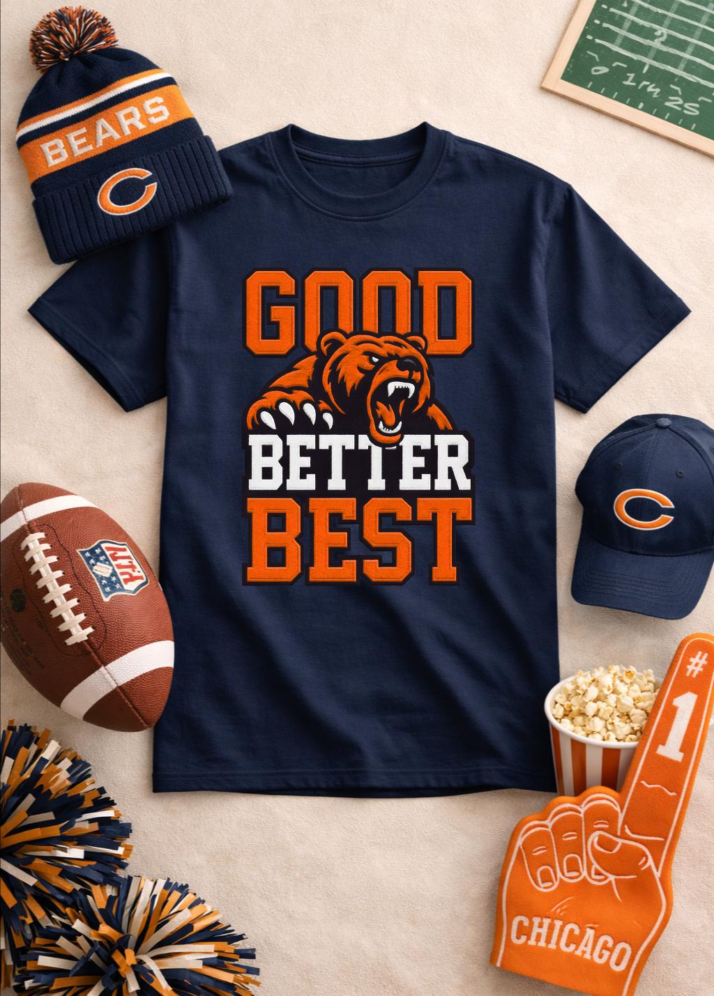 Good Better Best Bear T Shirt  - Street Fashion Chicago avaliação e preço