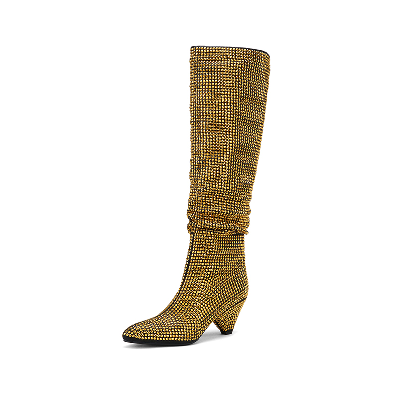 Fashion Spike Heels Crystal Lo - Street Fashion Ladies avaliação e preço