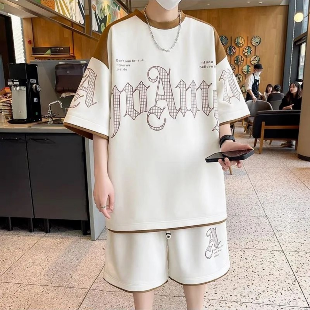2026 Summer New Men's Short-Sl - Street Fashion For 2026 avaliação e preço