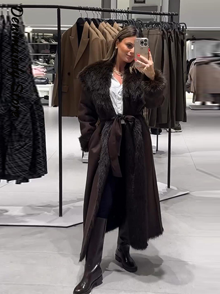 Fashion Luxury Faux Fur Trimme - Street Fashion Necklace avaliação e preço