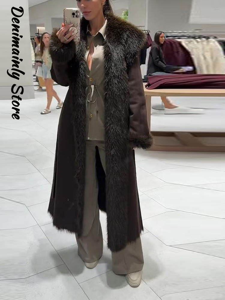 Fashion Luxury Faux Fur Trimme - Street Fashion Necklace avaliação e preço