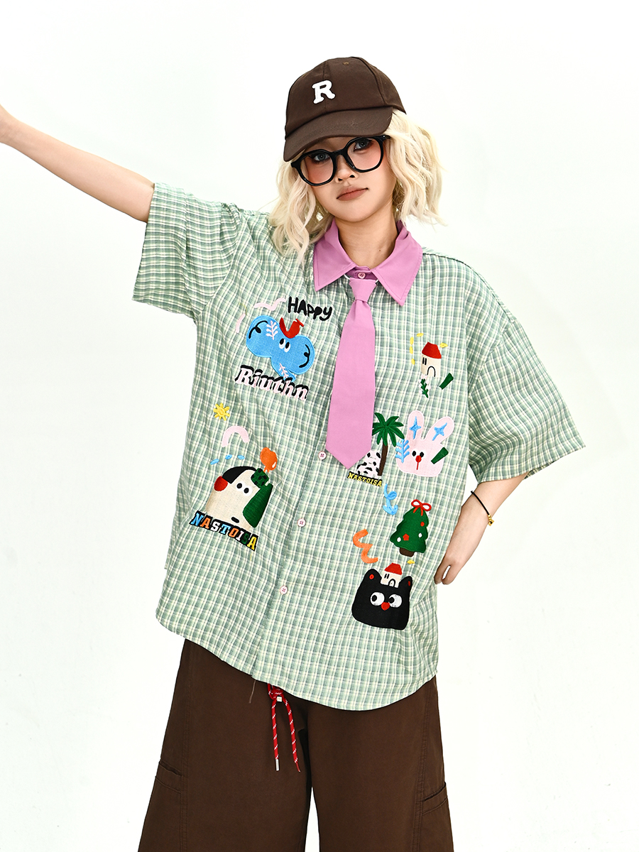 Summer New Women's Loose Anima - Street Fashion In Chinese avaliação e preço