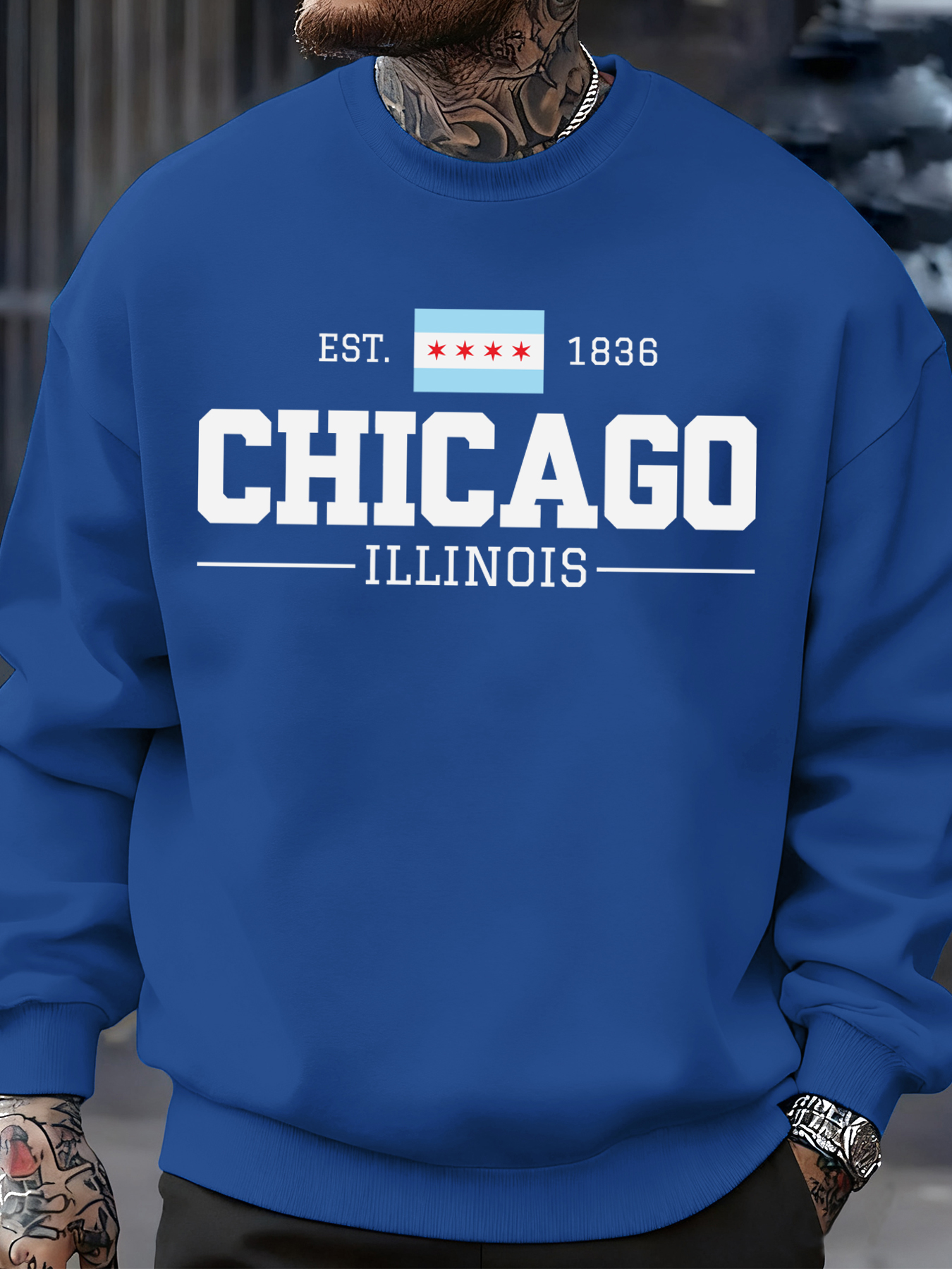 Chicago Illinois Printed Autum - Street Fashion Chicago avaliação e preço