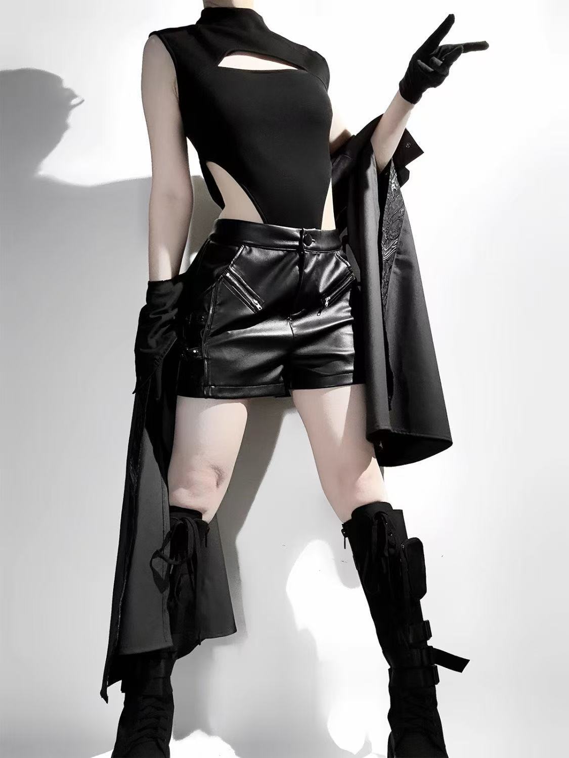 Dark Black Gothic Costume Wome - Street Fashion In Chinese avaliação e preço