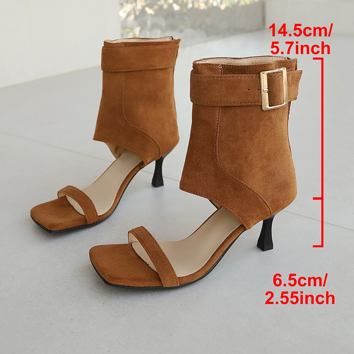 Open-toe High-heeled Sandals 2 - Street Fashion High End avaliação e preço