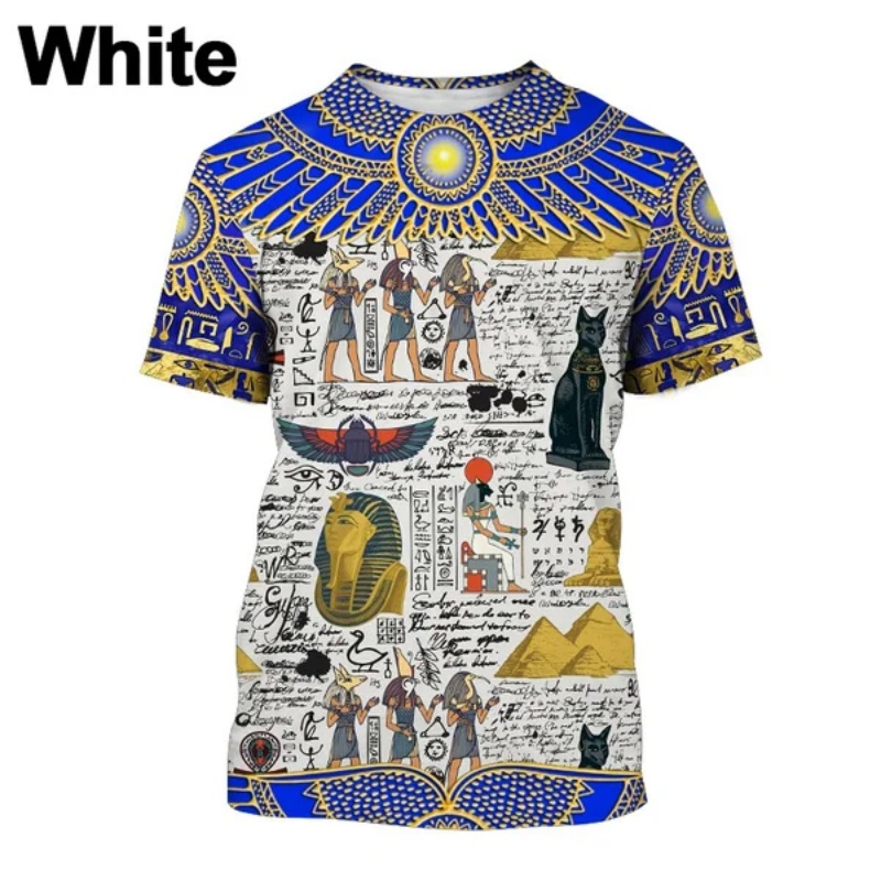 3D Printed Pharaoh Anubis T-Sh - Street Fashion Egypt avaliação e preço