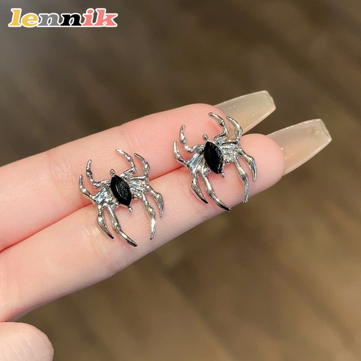 LENNIK Unique Spider Earrings, - Street Fashion Now avaliação e preço