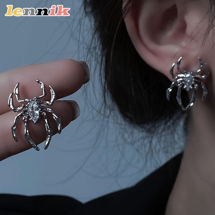 LENNIK Unique Spider Earrings, - Street Fashion Now avaliação e preço