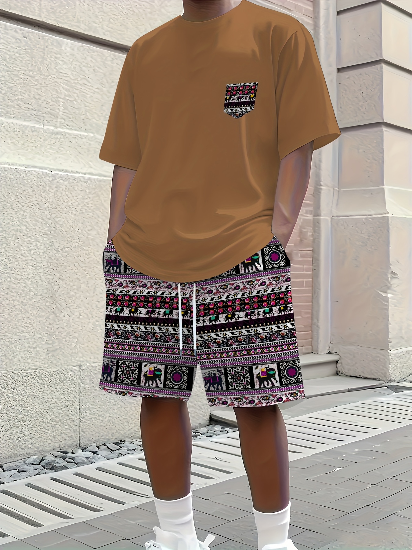 2026 Summer New Men's Short-Sl - Street Fashion For 2026 avaliação e preço