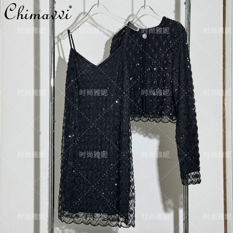 Fashion Diamond Sequined Beade - Street Fashion Necklace avaliação e preço