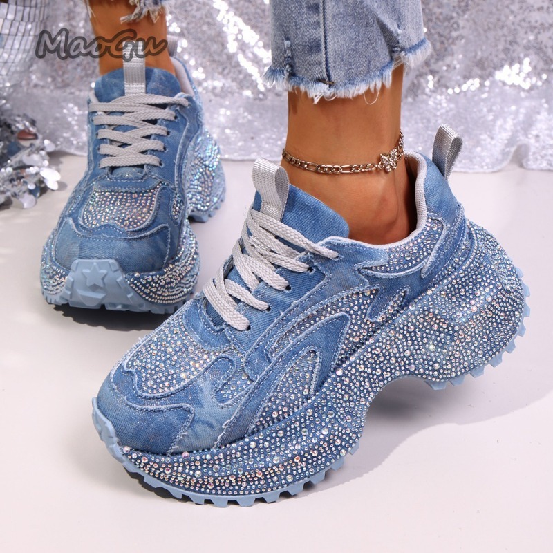 Fashion Rhinestone Women's Chu - Street Fashion Ladies avaliação e preço