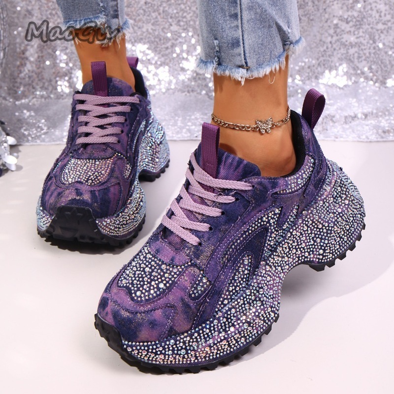 Fashion Rhinestone Women's Chu - Street Fashion Ladies avaliação e preço