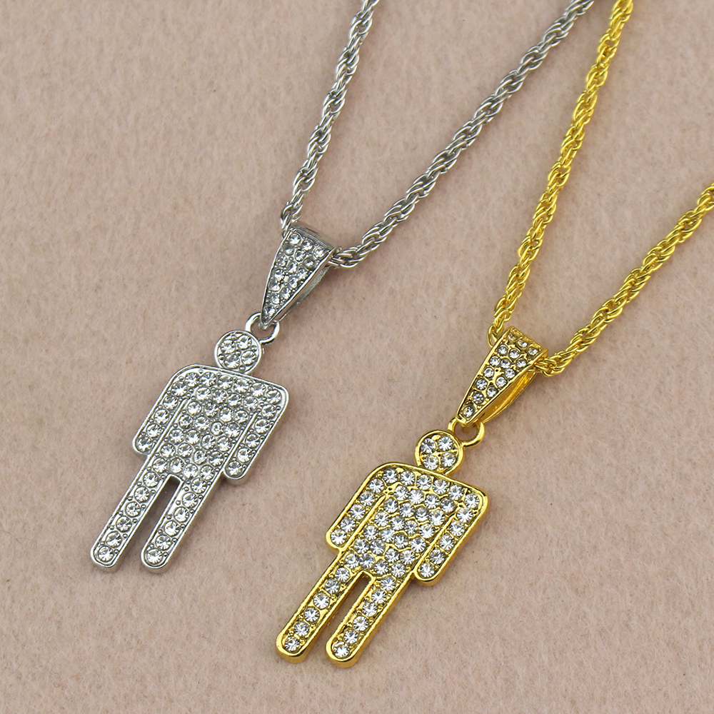 Hip Hop Necklace Stainless Ste - Street Fashion Necklace avaliação e preço