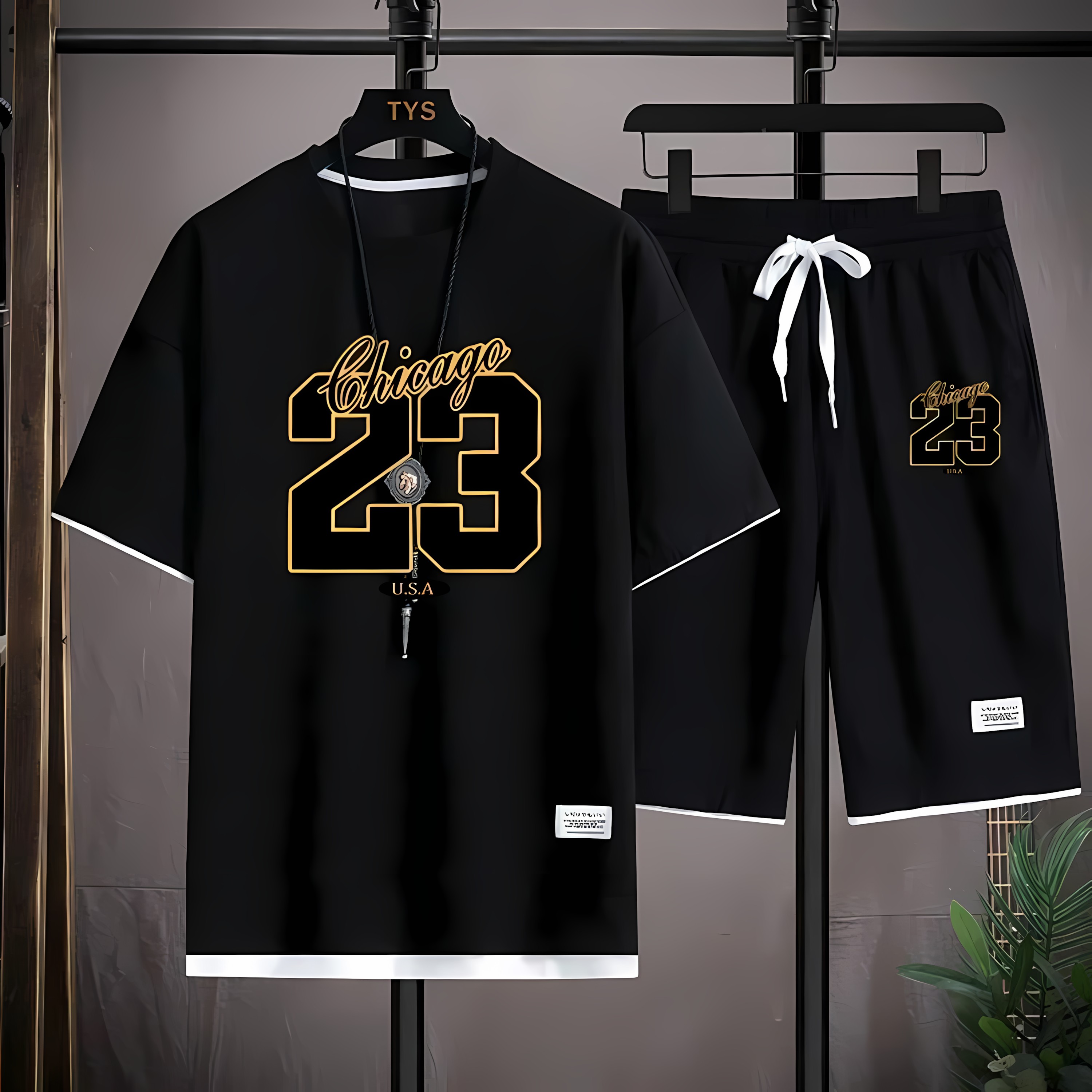 2026summer new men's set featu - Street Fashion Co avaliação e preço