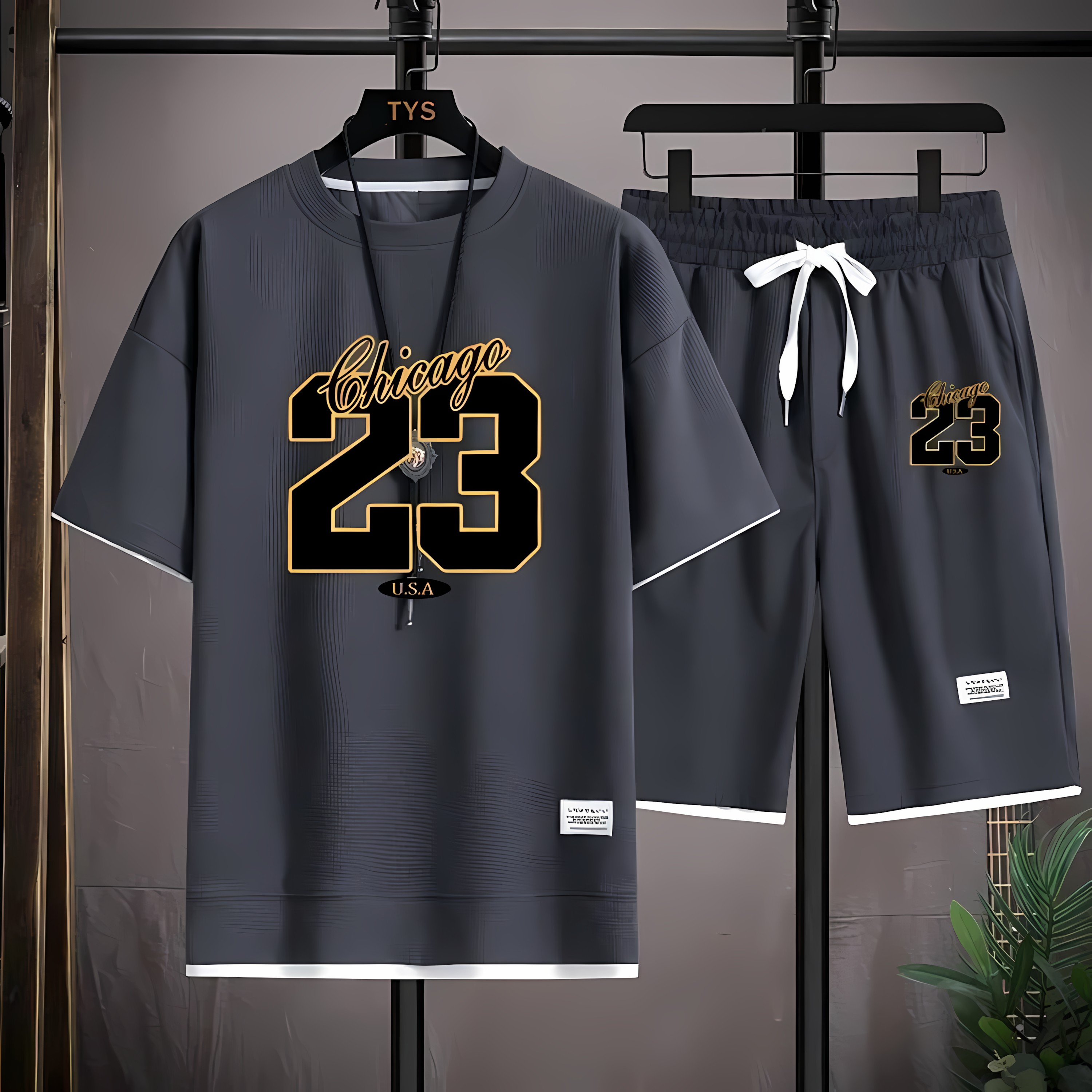 2026summer new men's set featu - Street Fashion Co avaliação e preço