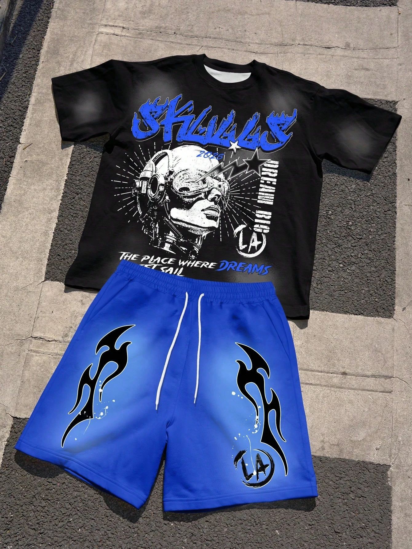 2026 Summer New Men's Short-Sl - Street Fashion For 2026 avaliação e preço
