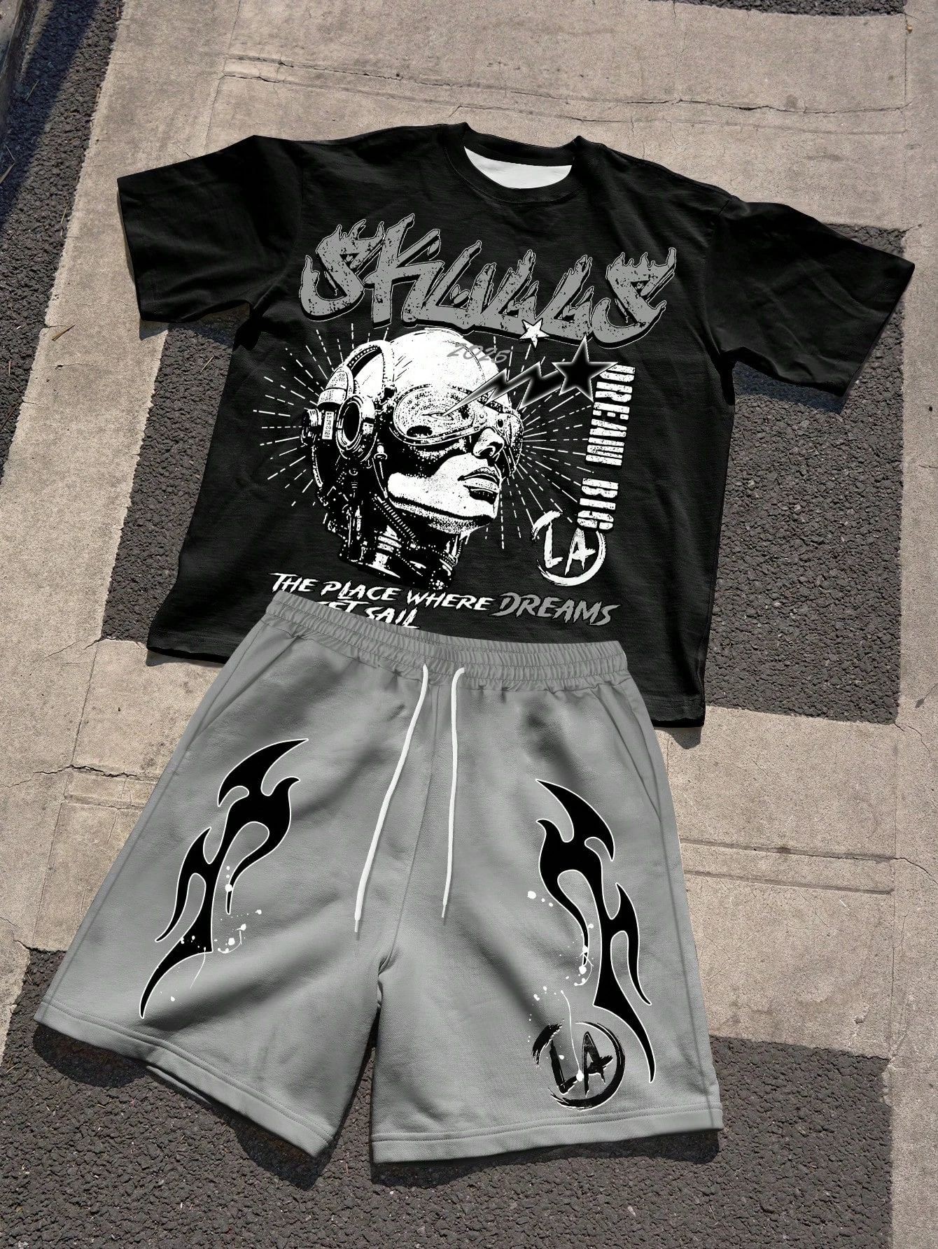 2026 Summer New Men's Short-Sl - Street Fashion For 2026 avaliação e preço