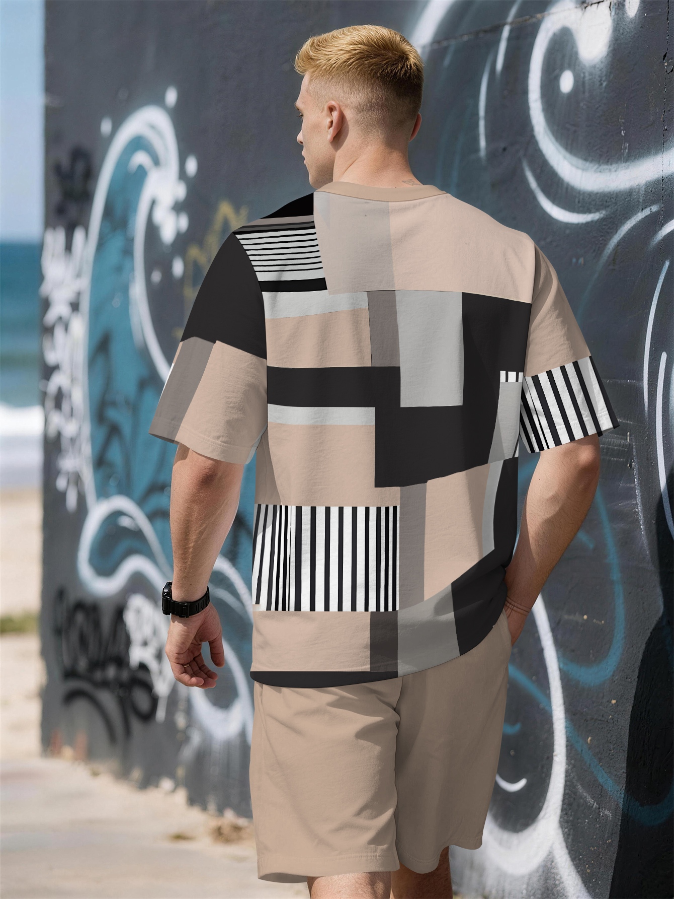 2026 Summer New Men's Short-Sl - Street Fashion For 2026 avaliação e preço