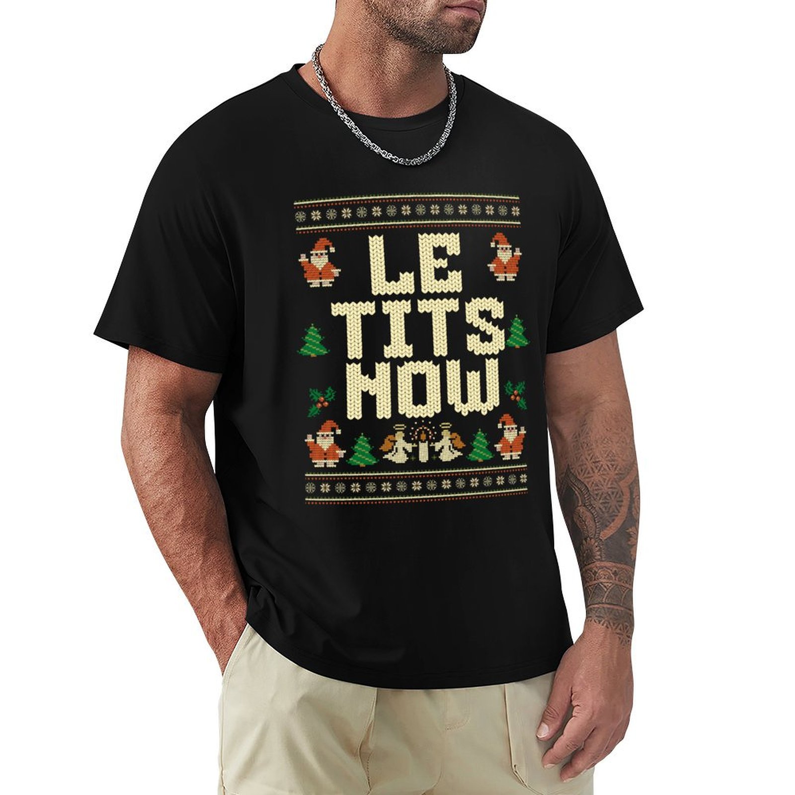 Le Tits Now Christmas Ugly Swe - Street Fashion Now avaliação e preço
