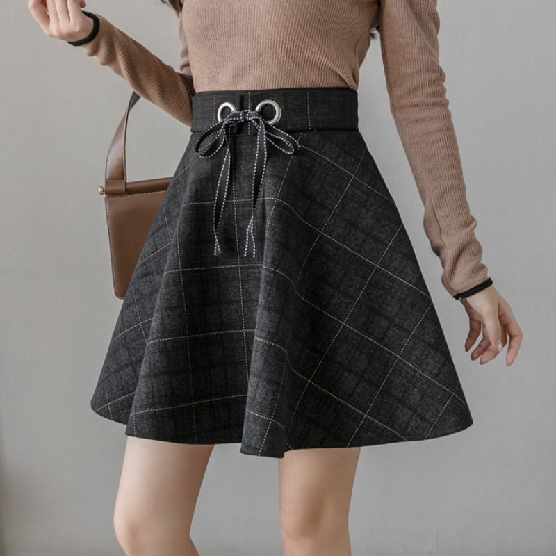 High Waist Plaid Vintage Short - Street Fashion Now avaliação e preço