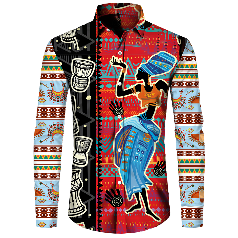 Ancient Egypt Printed Men's Sh - Street Fashion Egypt avaliação e preço