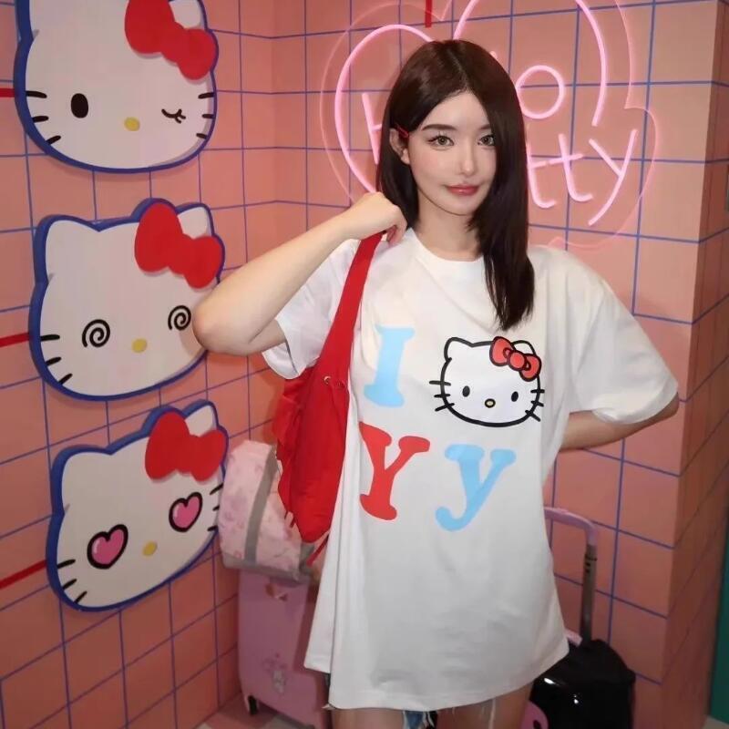 Short-Sleeved Sanrio Summer Pu - Street For Fashion avaliação e preço