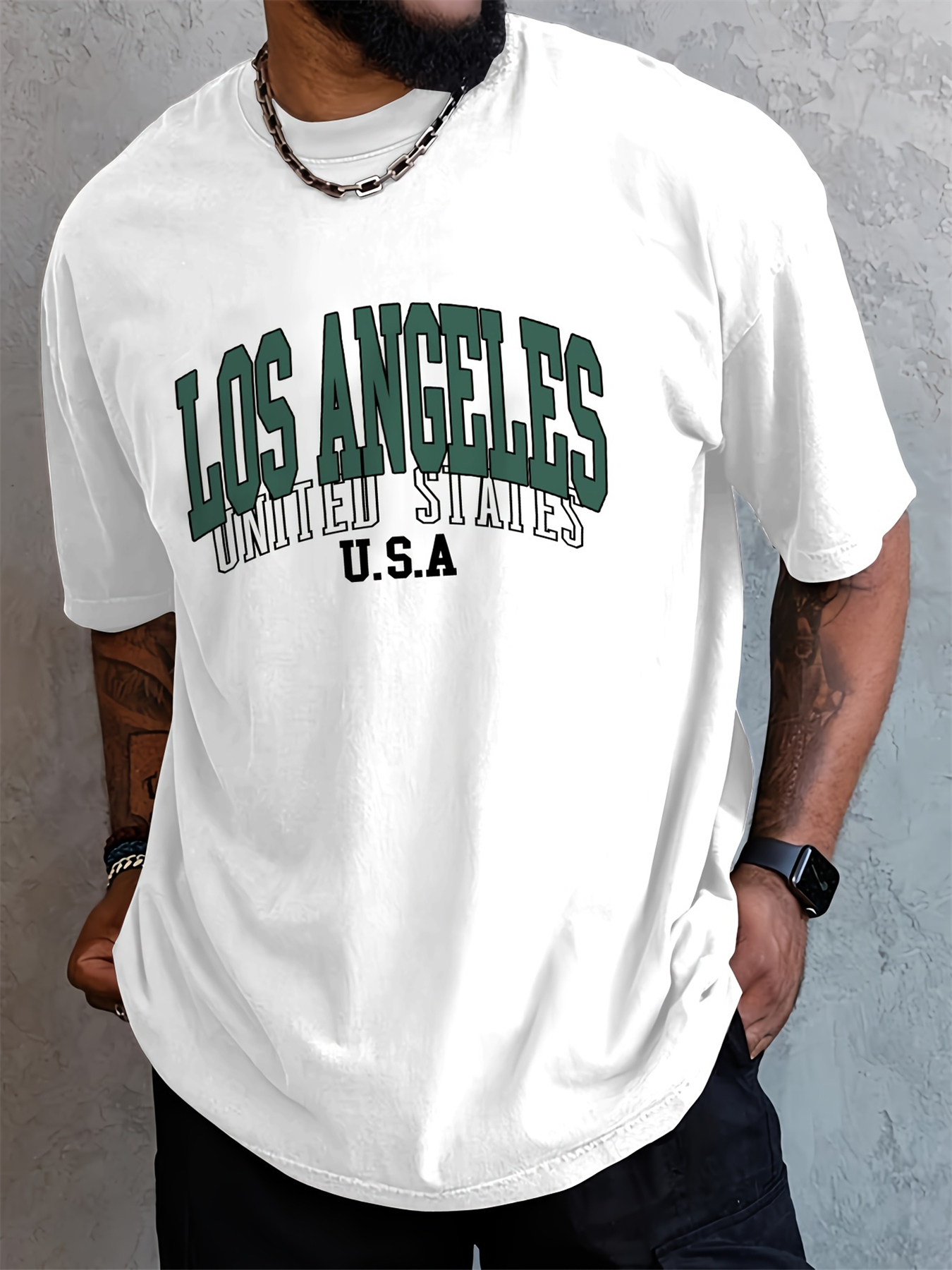 Men's summer 100 cotton fashio - Street Fashion Chicago avaliação e preço