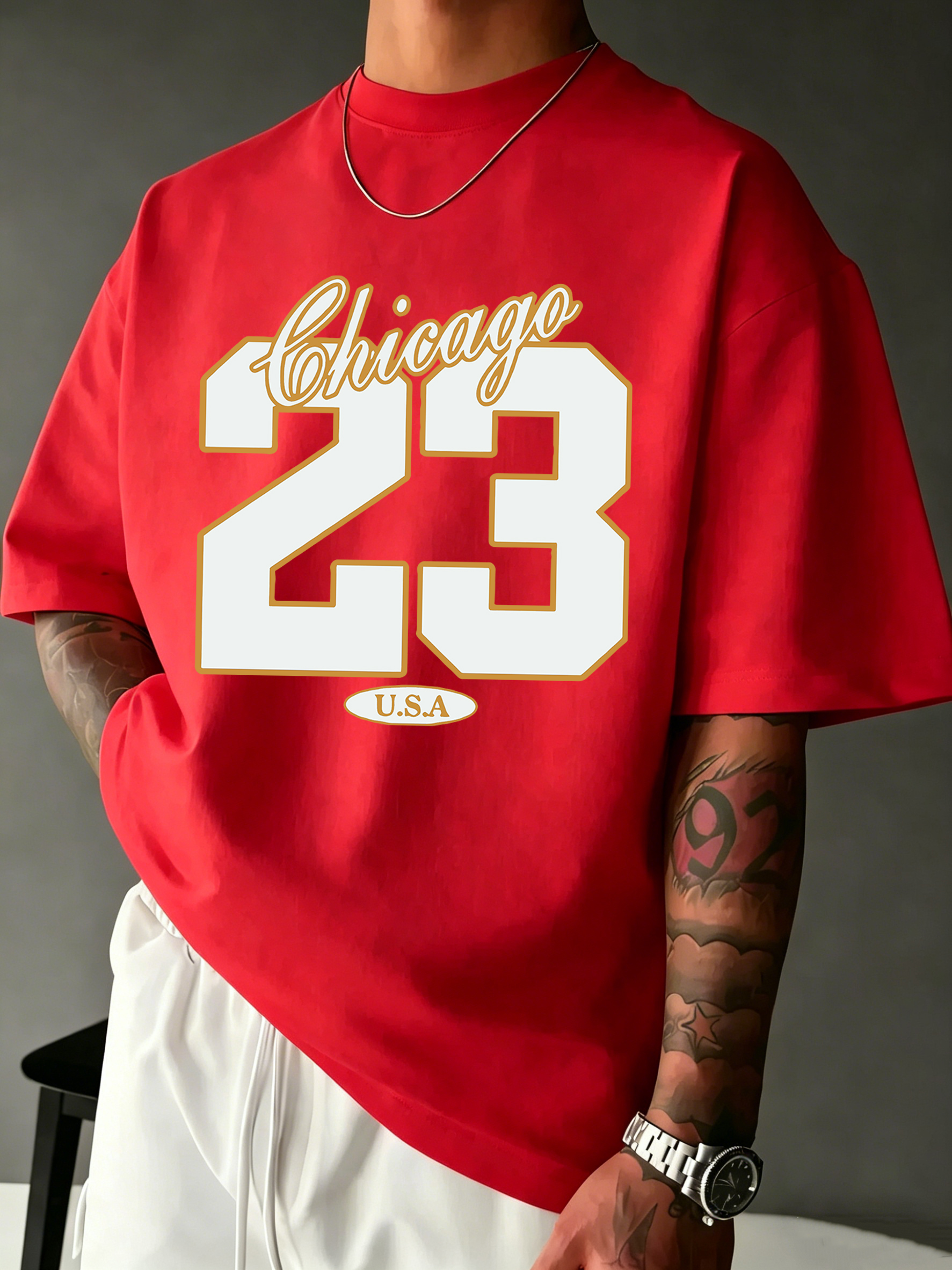 Chicago Usa Number 23 Print Me - Street Fashion Chicago avaliação e preço