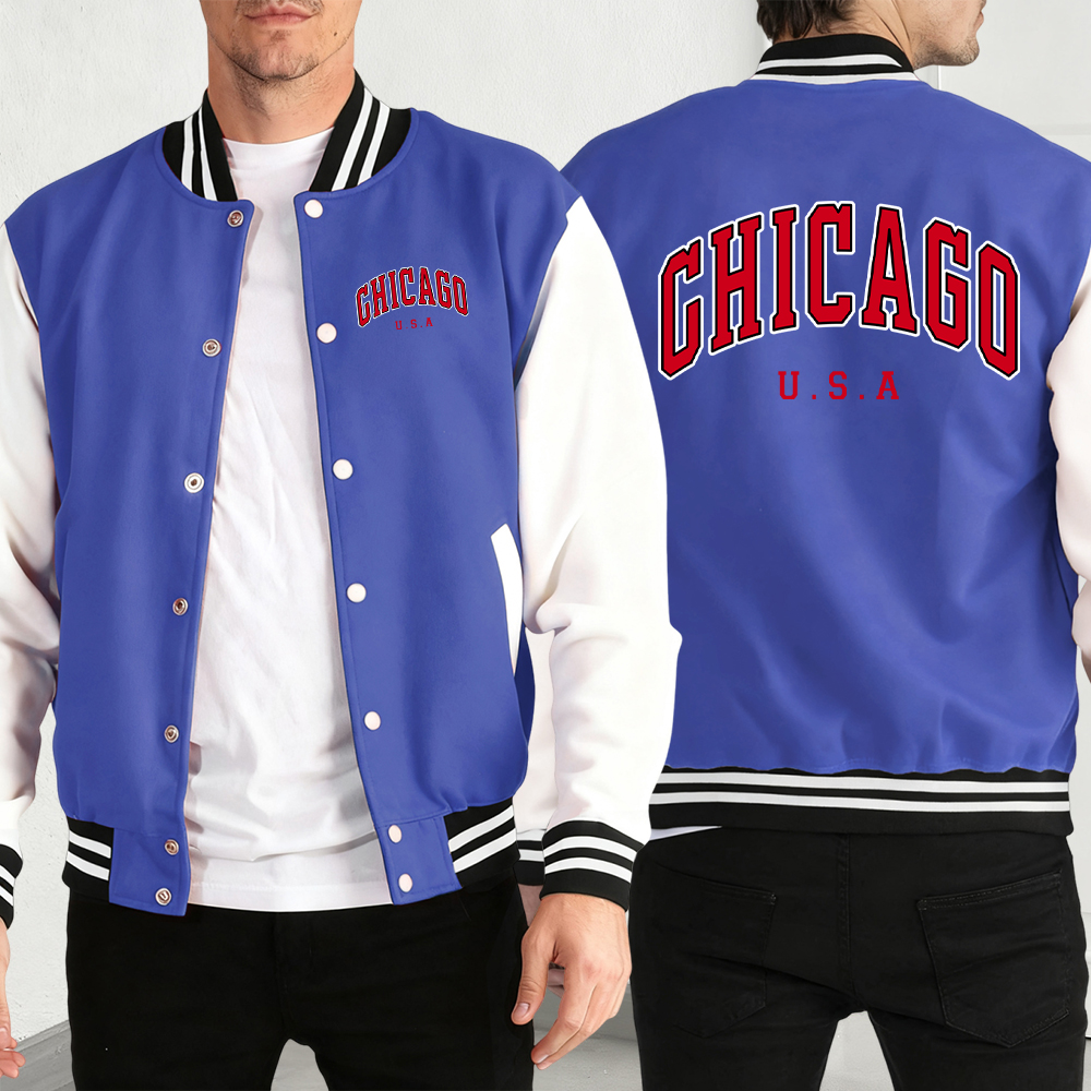 Chicago Usa Words Print Man Co - Street Fashion Chicago avaliação e preço