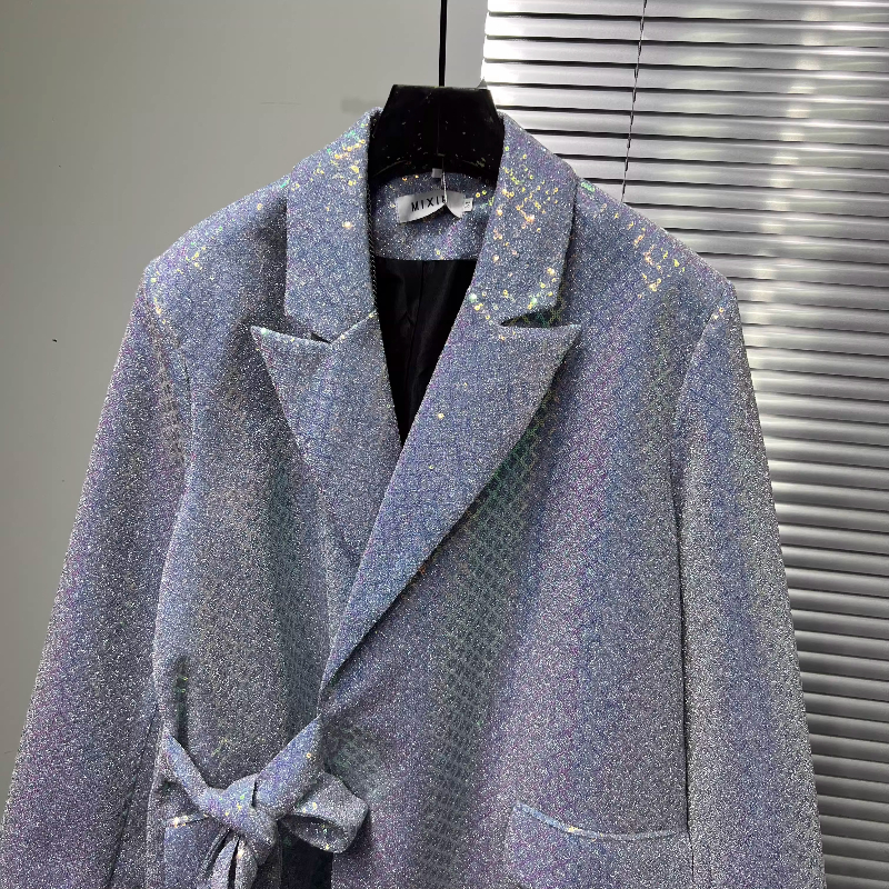 Trendy Personality Sequin Blaz - Street Fashion High End avaliação e preço