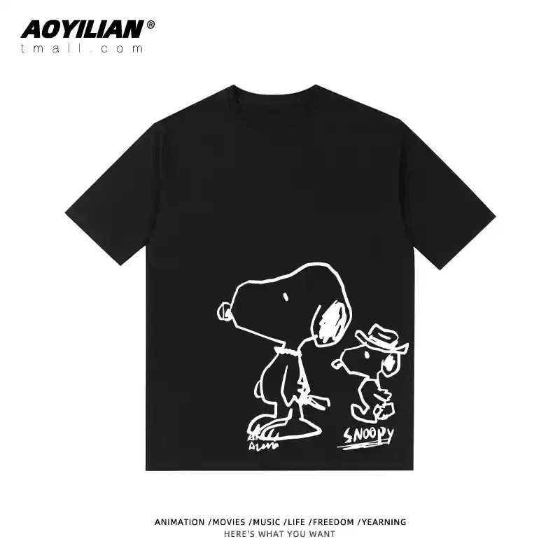 Snoopy T-shirt Charlie Brown c - Street Fashion Co avaliação e preço