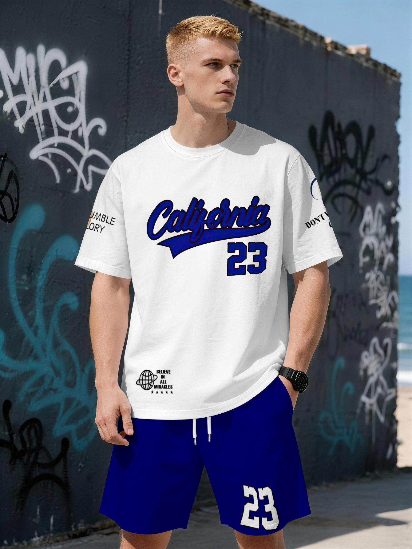 2026 Summer New Men's Short-Sl - Street Fashion For 2026 avaliação e preço