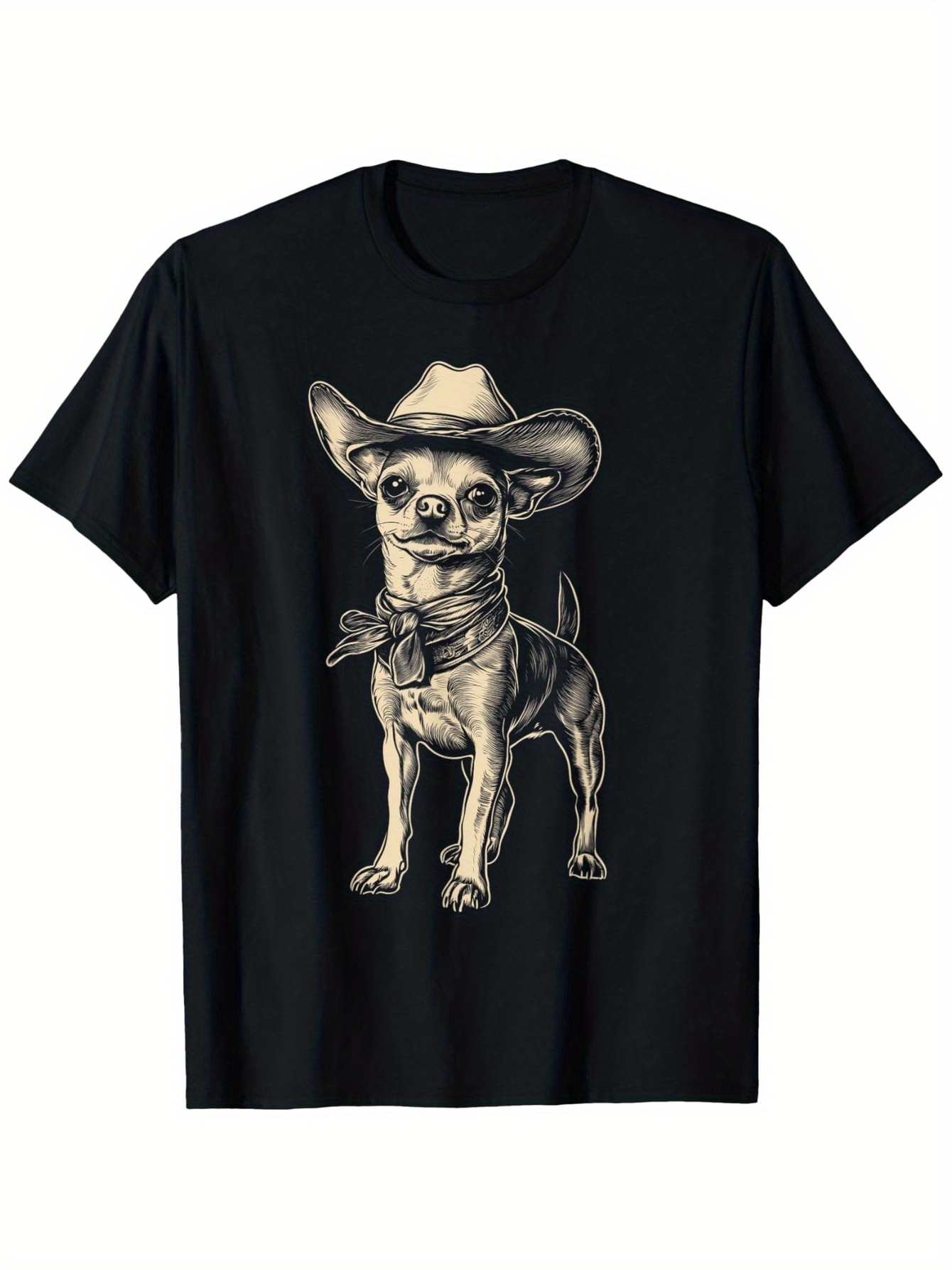 Chihuahua Wearing Cow Hat Funn - Street Fashion Co avaliação e preço